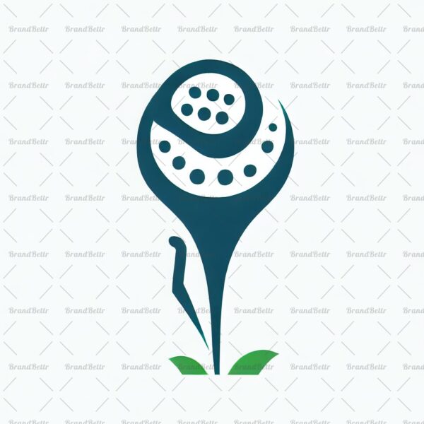 Golftee und Ball